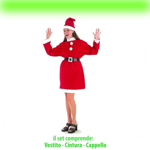 Costume babbo natale donna - costume,