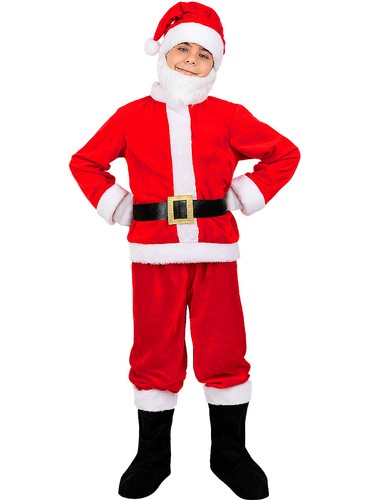 Costume babbo natale deluxe - costume,