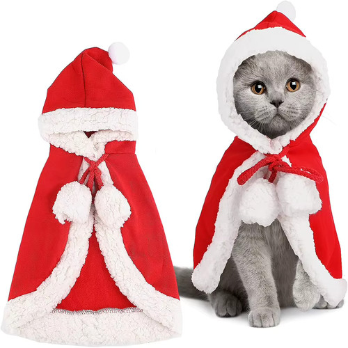 Costume gatto babbo natale - gatto,