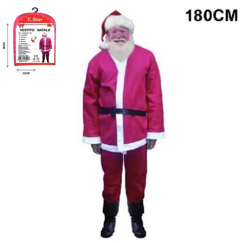 Costume vestito babbo natale - babbo,