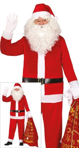 Costume babbo natale adulto - natale,