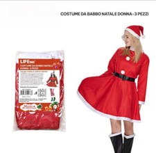 COSTUME BABBO NATALE DONNA TG