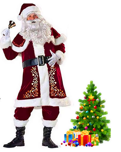Costume babbo natale per - natale,