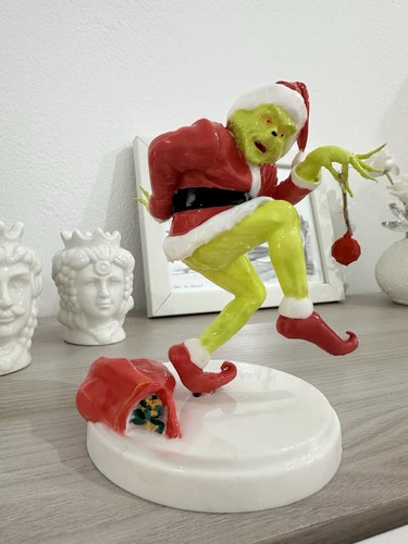 Grinch con costume babbo - costume,