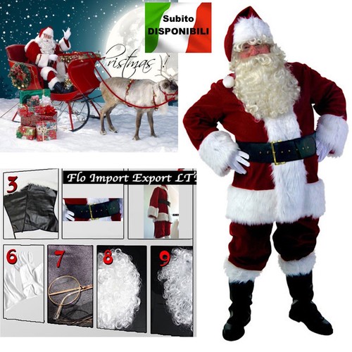 Vestito costume babbo natale - babbo,