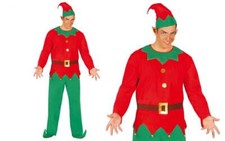 Costume elfo uomo in panno