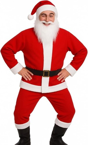 Costume babbo natale - uomo, con