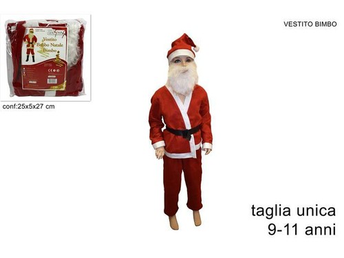 Vestito costume babbo - costume, natale