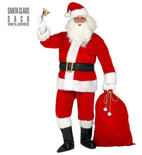 Costume babbo natale completo - natale,