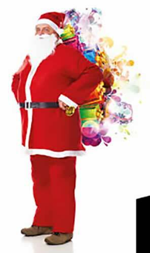 Costume babbo natale rosso - babbo,