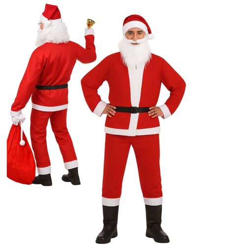 Costume babbo natale adulto - natale,