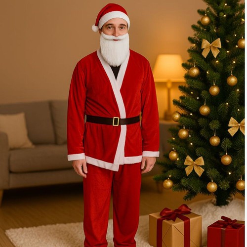Vestito babbo natale adulto - vestito, in