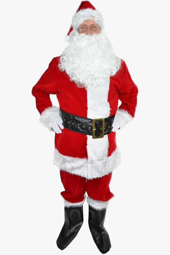Costume babbo natale completo - natale,