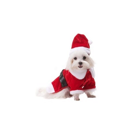 Costume babbo natale per cani - costume,